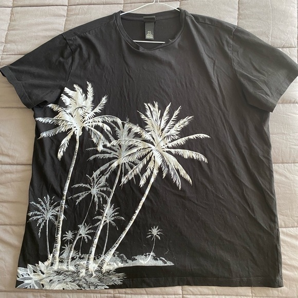 H&M Palm Trees Men’s XL Summer Tee - Picture 1 of 2